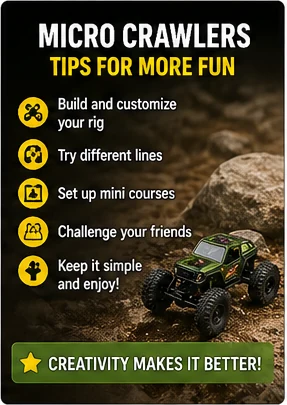 Micro crawler guide image for upgrade category research.