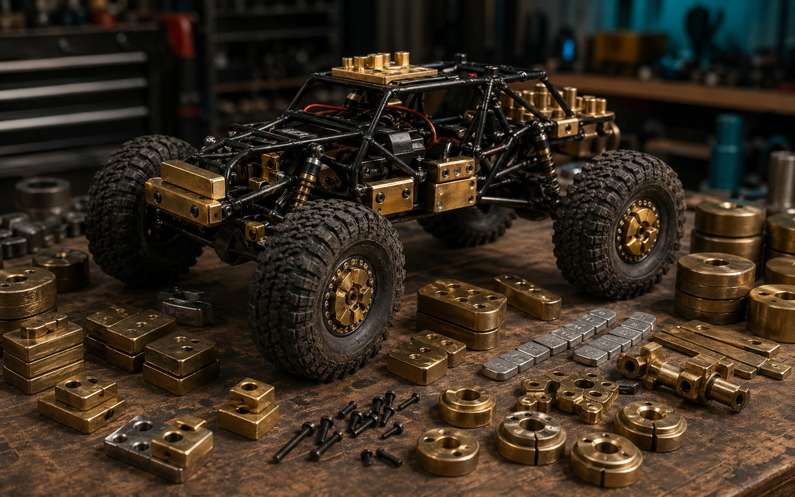 Photorealistic RC crawler guide image for Recover With Care, with premium field-guide styling and no readable embedded text.